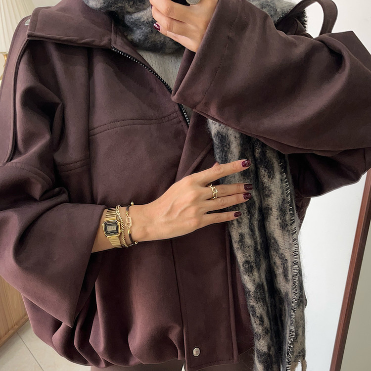 بامبر جکت زنانه olive